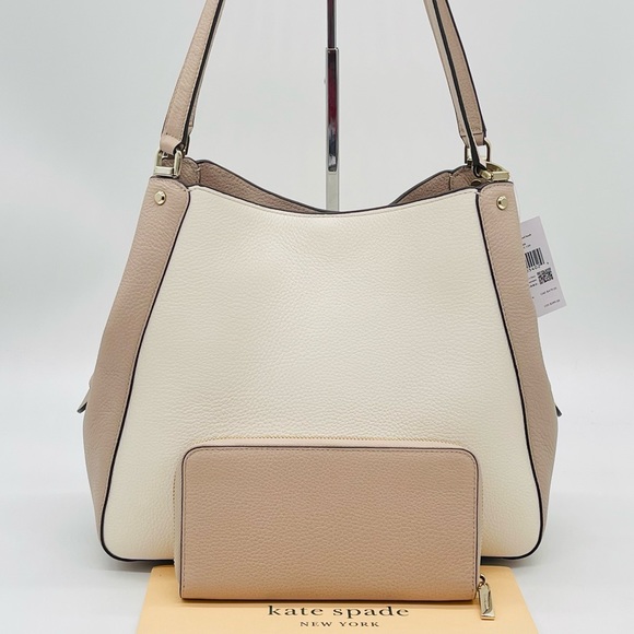 Kate Spade Medium Leila Triple Compartment Shoulder Bag & Continental Wa… - Picture 4 of 14